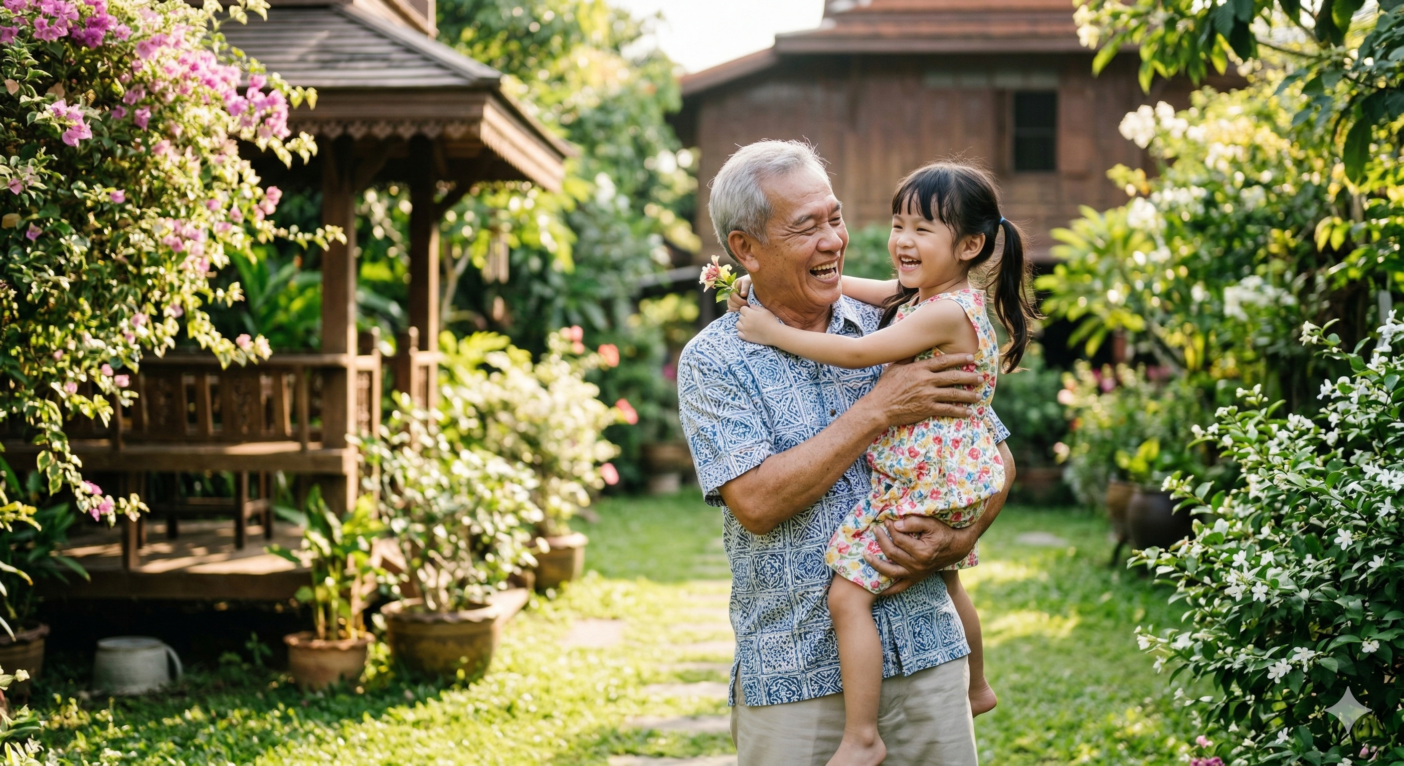 ปู่ย่าเล่นกับหลาน — ความสุขที่วิทยาศาสตร์พิสูจน์แล้ว